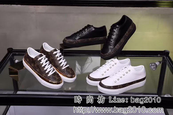 路易威登LV 2018秋冬新款 牛皮低幫板鞋 QZS1613